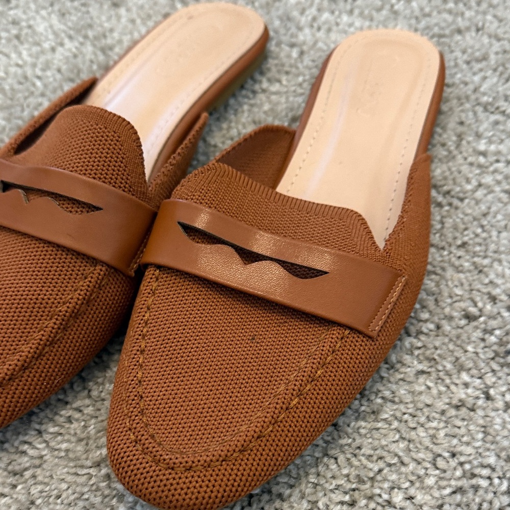 Rothy's Tan Slip-On Loafers